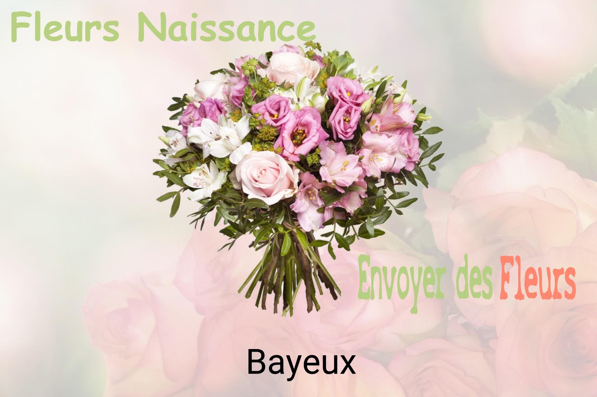 Bouquet de fleurs de naissance livré à Bayeux